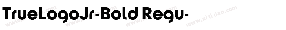 TrueLogoJr-Bold Regu字体转换